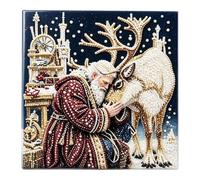 Christmas Pearl Artwork DIY Beaded Picture Decorative Canvas Project Kit