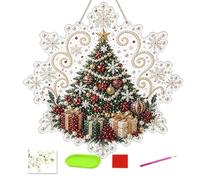 Christmas Pearl Sun Catcher - 2D Acrylic DIY Window Art Kit For Adults