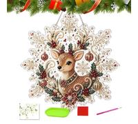 Christmas Pearl Sun Catcher | 2D Acrylic Seasonal Window Decoration