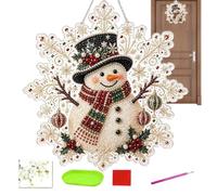 Christmas Pearl Sun Catcher 2D - Acrylic Seasonal Window Decoration DIY Art