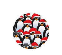 Christmas Penguins - Juego de tarjetas de ambientador redondas para coche, aroma a lavanda, 10/24 piezas