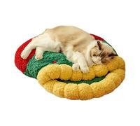 Christmas Pet Bed, Cute Cat Cave Bed, Winter Pet Tent Bed, Portable Pet Cave, Cozy Holiday Pet Bed, Comfortable Dog Nest Bed, Soft Pet Away for Dogs Cats