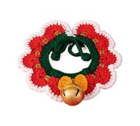 Christmas Pet Collar - Holiday Kitten Puppy Costume Accessories | Pet Christmas Costume Accessories - for Family Gathering, Photoshoot, Party, Role Play, Performance