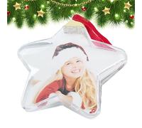 Christmas Photo Ornaments for Tree - Transparent Photo Decoration