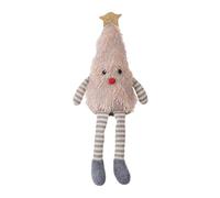 Christmas Plush, Cartoon Tree, Holiday Girl, Ultra Soft Fabric, Festive Design, 12 Inch Green, Indoor Decoration for Kids Playroom, Desk, Home, Travel Shelf 12.6x3.54 Inches