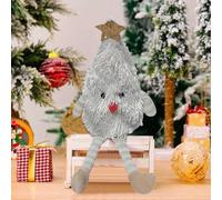Christmas Plush, Cartoon Tree, Holiday Girl, Ultra Soft Fabric, Festive Design, 12 Inch Green, Indoor Decoration for Kids Playroom, Desk, Home, Travel Shelf 12.6x3.54 Inches
