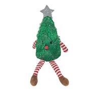 Christmas Plush Toys, Cartoon Tree Doll, 12.6x3.54 Inches, Girl Stuffed Figure, Soft Holiday Character, Festive Game for Decoration Indoor Playtime Kids Desk Home Travel Seasonal Display and Gifting