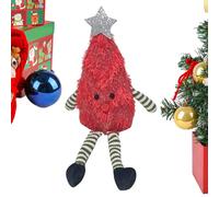 Christmas Plush Toys, dibujos animados Tree Girl Plush Toy, 12,6 x 3,54 pulgadas Soft Figures Festive Game, Holiday Decor Collectible for Indoor Playtime Kids Desk Home Travel Shelf Display