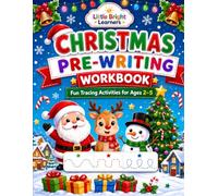 Christmas Pre-Writing Workbook! Volume 8: Fun Tracing Activities for Preschool Kids Ages 2-5 | Fine Motor Skills Practice | Holiday Learning Workbook