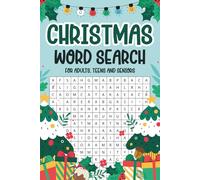 Christmas Presents For Seniors: Adults Christmas Word Search Large Print: 1500+ Cozy Holiday Words To Find, Relaxing Winter Gift Idea For Men & Women (Teens Christmas Stocking Stuffers)