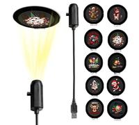 Christmas Projector Lights - Christmas Party Light, Rotatable Holiday Projection Light, Seasonal Decoration | For Homeowner Front Yard House Wall Roof Garage Door Bedroom Study Meeting Room School