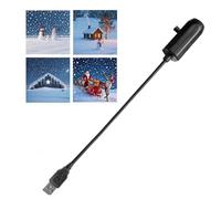 Christmas Projector Lights - USB Powered Lamp, 360° Rotatable LED Night Projector with 4 Festive Patterns, Waterproof, Perfect for Holiday Home, Bedroom, Living Room, Patio, Garden, Wall, or Ceiling