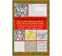 Christmas Puzzle Book: Keep Your Mind Sharp this Christmas Season with this Engaging book full of different puzzles. (WordSearch Learn Language)