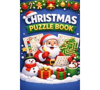 Christmas Puzzle Book: Word Search, Crossword & Sudoku for Cozy Holiday Fun