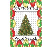 Christmas Puzzle Book: Word Searches with Easy to Read Print about Christmas, Holiday, Santa Claus and More │6x9 inches, 110 pages │50+ Puzzles... Gift for Vacations, Holidays and Free Times