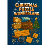 Christmas Puzzle Wonderland: A Magical Christmas Journey Full of Logic Puzzles & Word Searches for Kids!