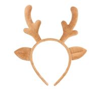 Christmas Reindeer Antlers Headband - Cute Realistic Deer Antlers Headband, Christmas Antler Headband | Cosplay Deer Costume, Animal Ears Headband, Boppers Hats - for Annual Holiday, Photos