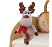 Christmas Reindeers, Christmas Deer Stuffed Animal, 50cm Toy Doll Prop, Home Seasonal Decor For Holidays For Indoor Home Livingroom Sofa Floor Kids Friends Family