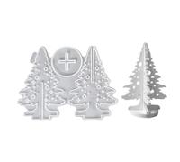 Christmas Resin Molds Silicone | Holiday Tree Silicone Molds Christmas Decor | Craft Supplies Maker for Resin Casting Epoxy Wax Home Decor School Party Adults Kids