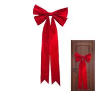 Christmas Ribbon Bow, Holiday Decoration Bow, Door Wall Ornament