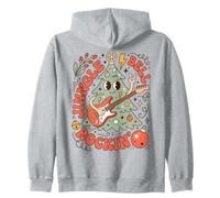 Christmas Rock Jingle Bell Guitar Holiday Humor Sudadera con Capucha