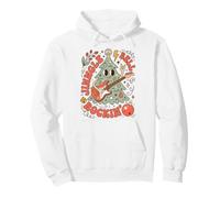 Christmas Rock Jingle Bell Guitar Holiday Humor Sudadera con Capucha