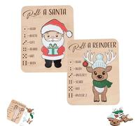 Christmas Roll-a-Reindeer Puzzle Game, Family Entertainment Reindeer Dice Rolling Game, Interactive Puzzle Gifts Idea (03)