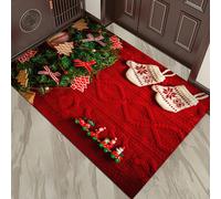 Christmas Rugs,Entrance Mat,Exquisite Locking Edge,Easy To Take Care Of Without Shedding Hair,Increase Holiday Atmosphere,Suitable For Living Room, Bedroom, Study, Restaurant, Etc, LJJY-KK, a, 120