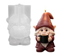 Christmas Santa Candle Mold | 3D Santa Claus Handmade Reusable Decorations