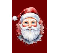 Christmas Santa Claus Notebook - Cute Holiday Journal for Kids & Adults: Festive Christmas Diary, Lined Pages for Writing, Drawing, or Holiday Gift Ideas - Perfect Stocking Stuffer