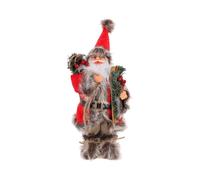 Christmas Santa Clause Doll Ornament Santa Window Display Adornment (Red)
