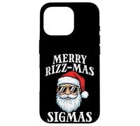 Christmas Santa Merry Rizzmas Sigmas Xmas Meme Hombres Mujeres Niños Carcasa para iPhone 16 Pro