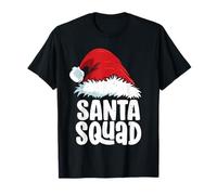 Christmas Santa Squad Women Men Kids Matching Christmas Camiseta