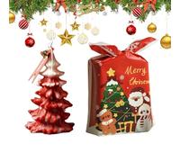 Christmas Scented Candles Decor, Natural Wax Aromatherapy for Holiday Decoration, Elegant Centerpiece for Creating a Warm and Joyful Ambiance at Home During the Festive Season