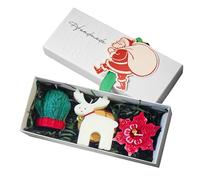 Christmas Scented Candles - Soy Wax Handmade Aromatherapy For Holiday Ambiance | Premium Soy Wax With Long Lasting Burn Time, Decorative Candles With Color Box Packaging