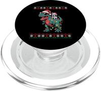 Christmas Scottish Terrier T-Rex Dinosaur Scottie Terriers PopSockets PopGrip para MagSafe