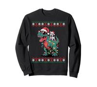 Christmas Scottish Terrier T-Rex Dinosaur Scottie Terriers Sudadera