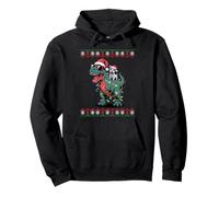 Christmas Scottish Terrier T-Rex Dinosaur Scottie Terriers Sudadera con Capucha