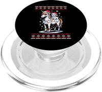 Christmas Scottish Terrier Unicorn Sunglasses Scottie PopSockets PopGrip para MagSafe