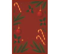 Christmas Season Dot Grid Composition Notebook - For Budgeting, Planning, Journaling, To Do List 4" x 6"