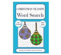 Christmas Season Word Search: Puzzle Book Perfect for a Christmas Gift (6x9) inches