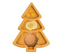Christmas Serving Dishes - Wooden Tree Tray | Festive Christmas Charcuterie Board Serving Tray, Home Décor, Parties, Fruit, Cheese, Postres, Candy, Snacks, Kitchen, Living Room, And Coffe