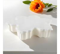 Christmas Serving Tray - Snowman Tree with Lid, Holiday Platters and Snack Serving Tray for Candy Desserts Cheese Fruit Charcuterie Chocolate Home Decor Office Restaurant