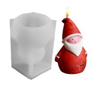 Christmas Silicone - 3D Santa Claus Snowman Moulds, Non-Stick Candle Candy | Versatile Silicone Perfect For Christmas Candy Making, Candle Crafting, Soap Casting, Home Desk Holiday H