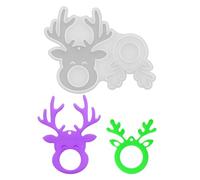 Christmas Silicone - Beginner-Friendly Reusable for Reindeer Ornaments | Silicone for Children Adults Family Couples Home School Studio Party