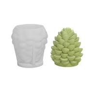 Christmas Silicone Candle Molds - 7,5 x 7,7 cm / 2,95 x 3,03 Inches Candle Mold | For Making, Soap Making, Handmade Chocolate, Pudding, Clay, Ornament, Christmas Party, DIY Table And Home