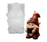 Christmas Silicone Molds - 3 D Santa Claus Wax Soap Clay Craft