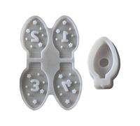 Christmas Silicone Molds | Light Bulb Shape Christmas Candle Molds | Reusable Crafting Tools Craft for Chocolate Soap Plaster Epoxy Resin Decoration Tealight Ornament