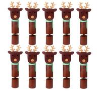 Christmas Snack Box, 10X Creative Christmas Goodie Candy Wrap Box, Multi-Functional Hand Folding Box for Displaying Candies in Classroom, Study Room, or Holiday Parties, Christmas Goodie Candy