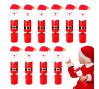 Christmas Snack Box, 10X Creative Christmas Goodie Candy Wrap Box, Multi-Functional Hand Folding Box for Displaying Candies in Classroom, Study Room, or Holiday Parties, Christmas Goodie Candy